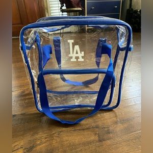 La dodger clear bag